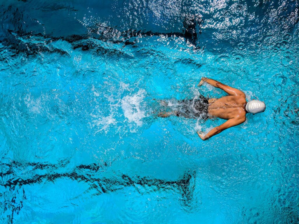 pexels-photo-863988-863988 • Life With A Purpose man swimming: I’ve found that swimming is an ideal form of active recovery for me. It’s low-impact, but it gets my blood flowing and helps me relax.